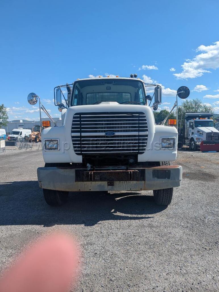 1997 Ford Road Tractor with Lowboy Trailer — photo 1