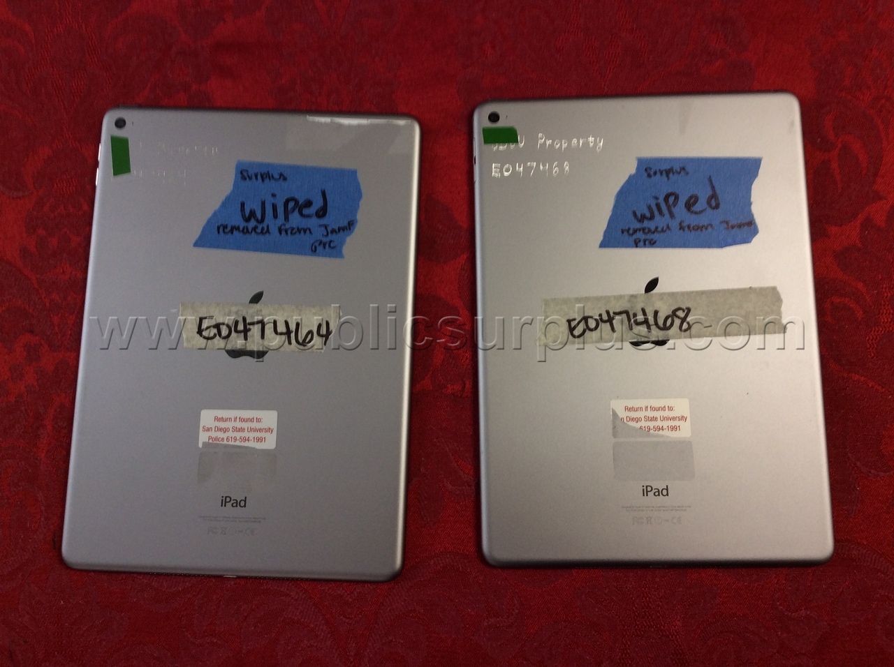 LOT OF (2) APPLE IPAD- SOLD AS IS - 355 — photo 1