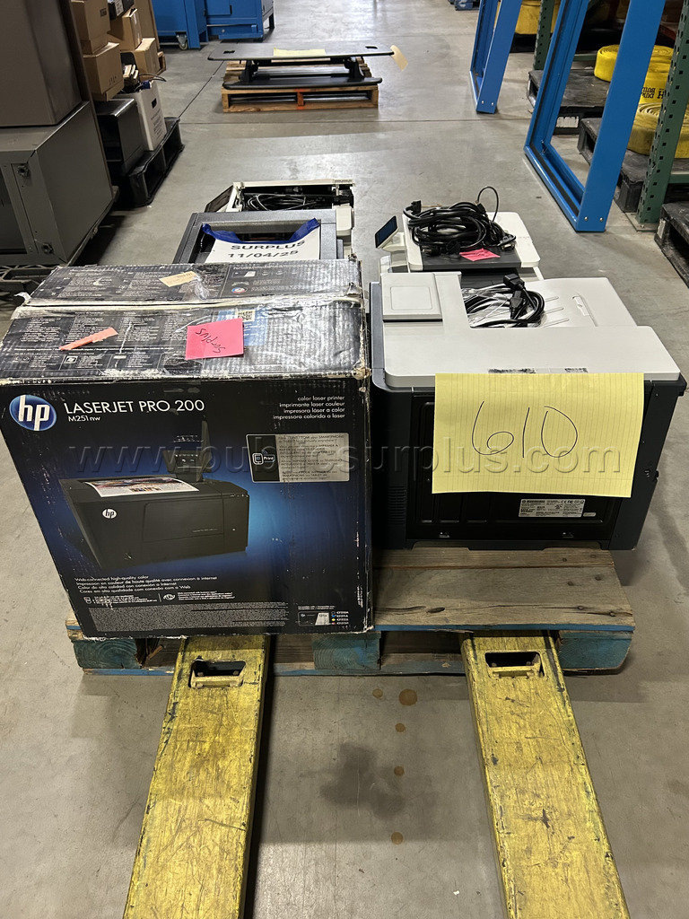 Lot 610	HP Printers — photo 1
