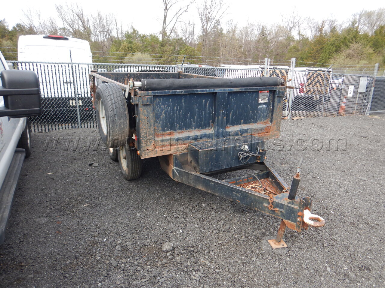 2013 HAWKE DOT610H DECK OVER DUMP TRAILER — photo 1
