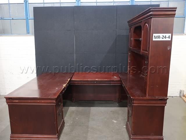 U-SHAPE DESK W/HUTCH ~ MR-24-4 — photo 1