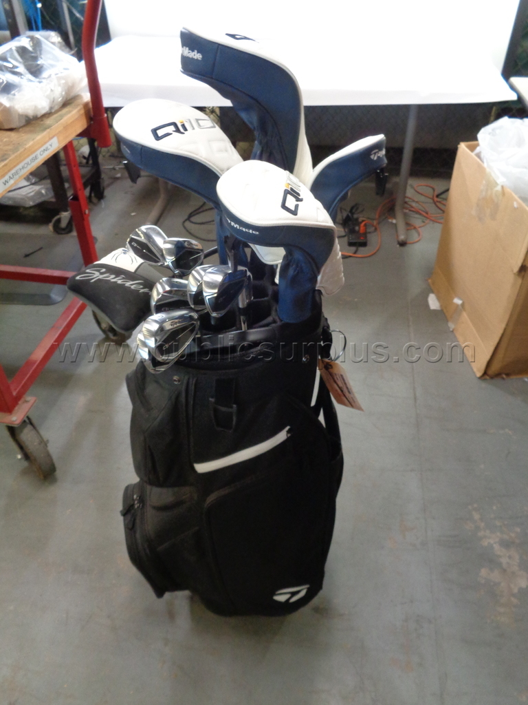 TaylorMade Golf Clubs W/ TaylorMade Golf Bag — photo 1