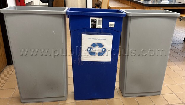 Recycling Bins - Plastic - Various ~ LOT OF 3 — photo 1
