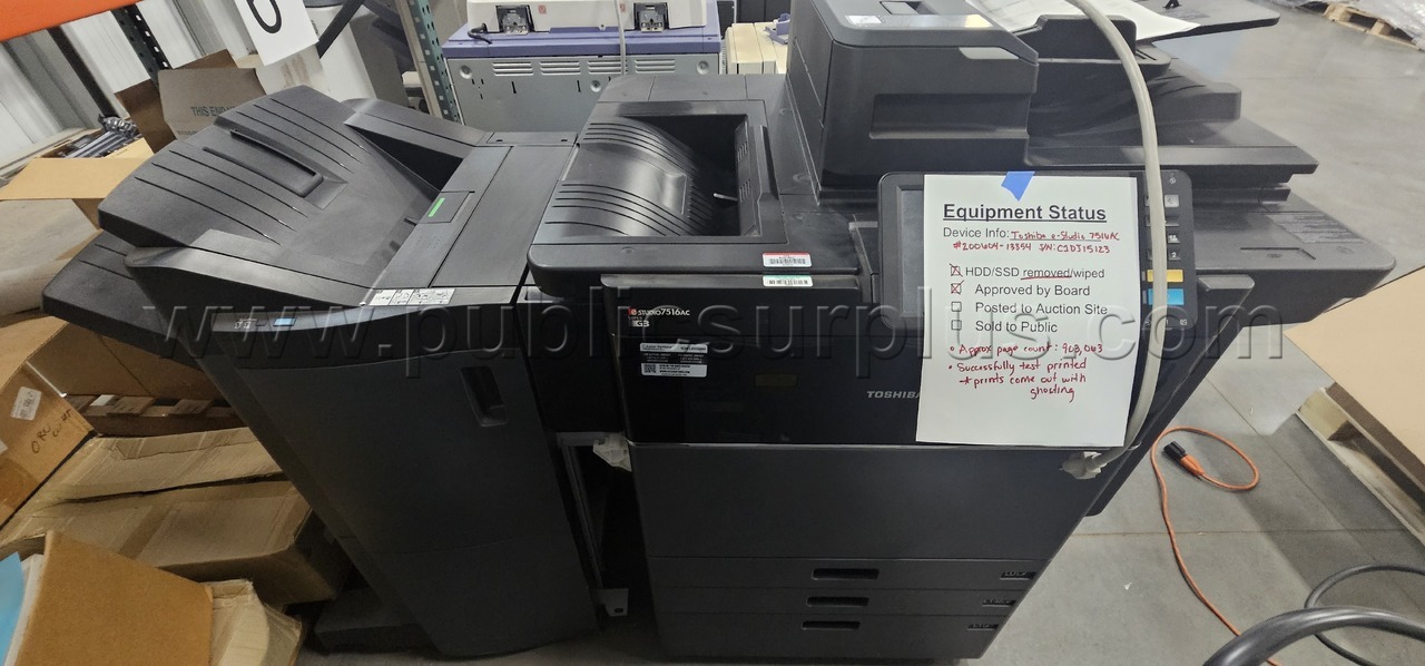 Toshiba e-Studio 7516AC Color Copier — photo 1