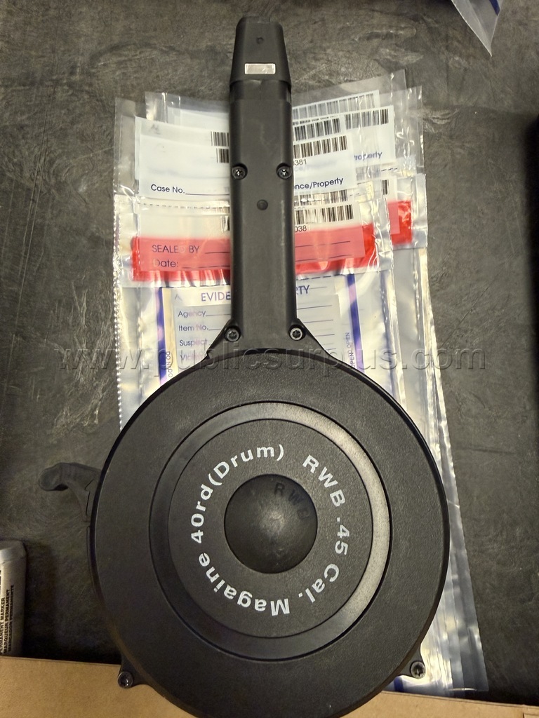 RWB .45 CAL DRUM MAG. 40rnd CAP. — photo 1