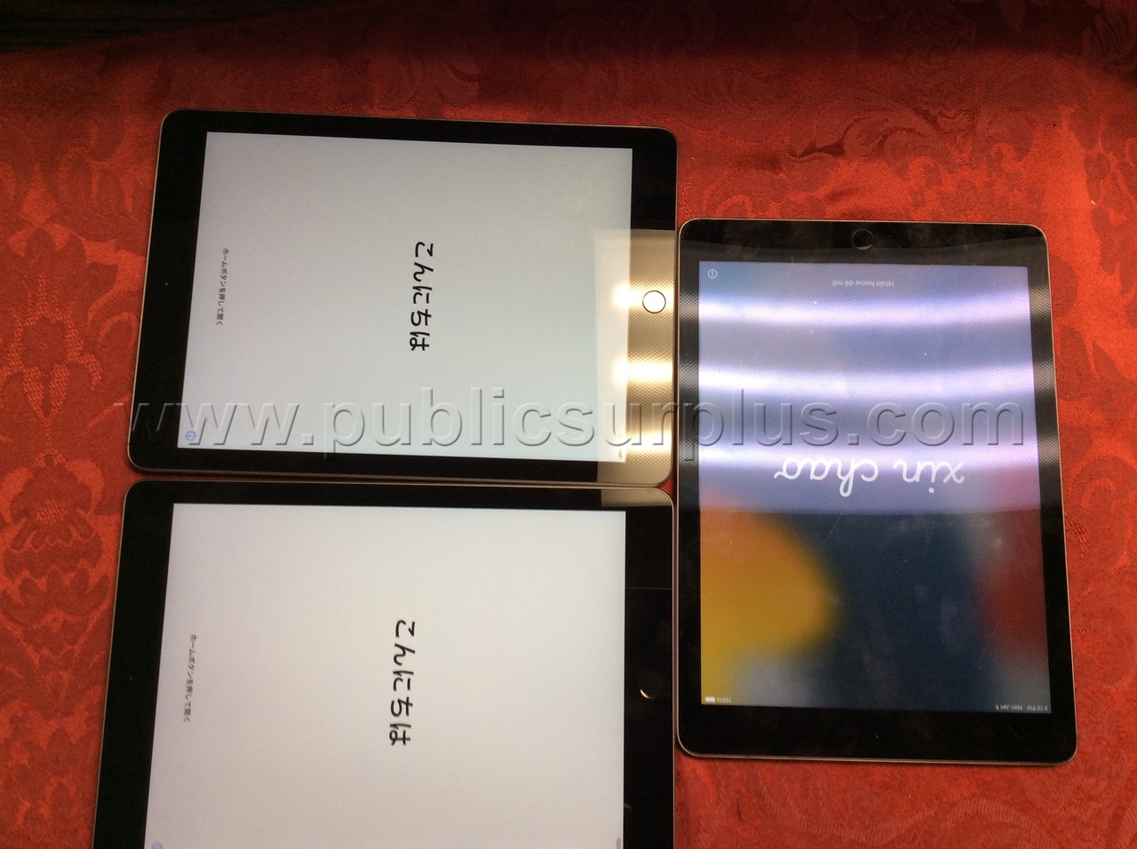 LOT OF (3) APPLE IPADS - SOLD AS IS - 422 — photo 1