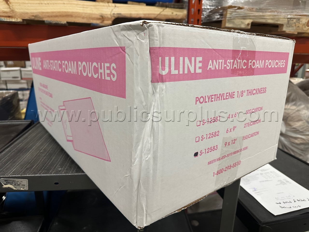 NEW Anti-Static Foam Pouches Pink 9" x 12" 150/Box — photo 1