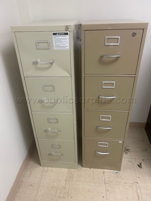 4 Drawer Vertical Files Lot — photo 1
