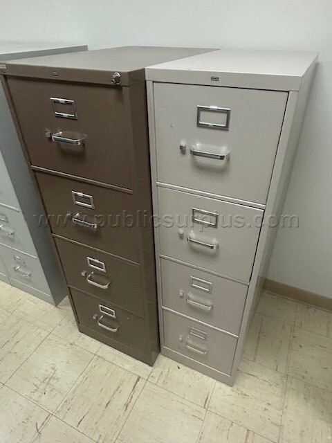 HON 4 Drawer Miscellaneous File Cabinets — photo 1