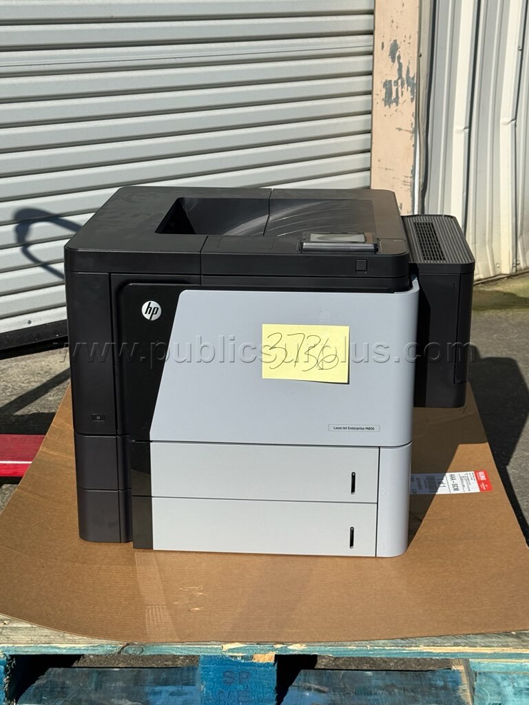 Lot of 1 - HP M806 LaserJet Printer — photo 1