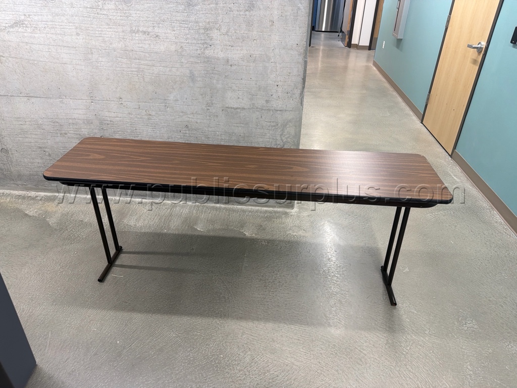 Lot of 7 tables. Sold all together. 6' x 18" — photo 1