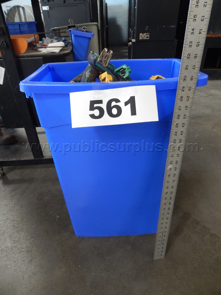 Lot 561 - (1) Bin 30"H x 19"W x 12"L of Name Brand Cordless Tools — photo 1