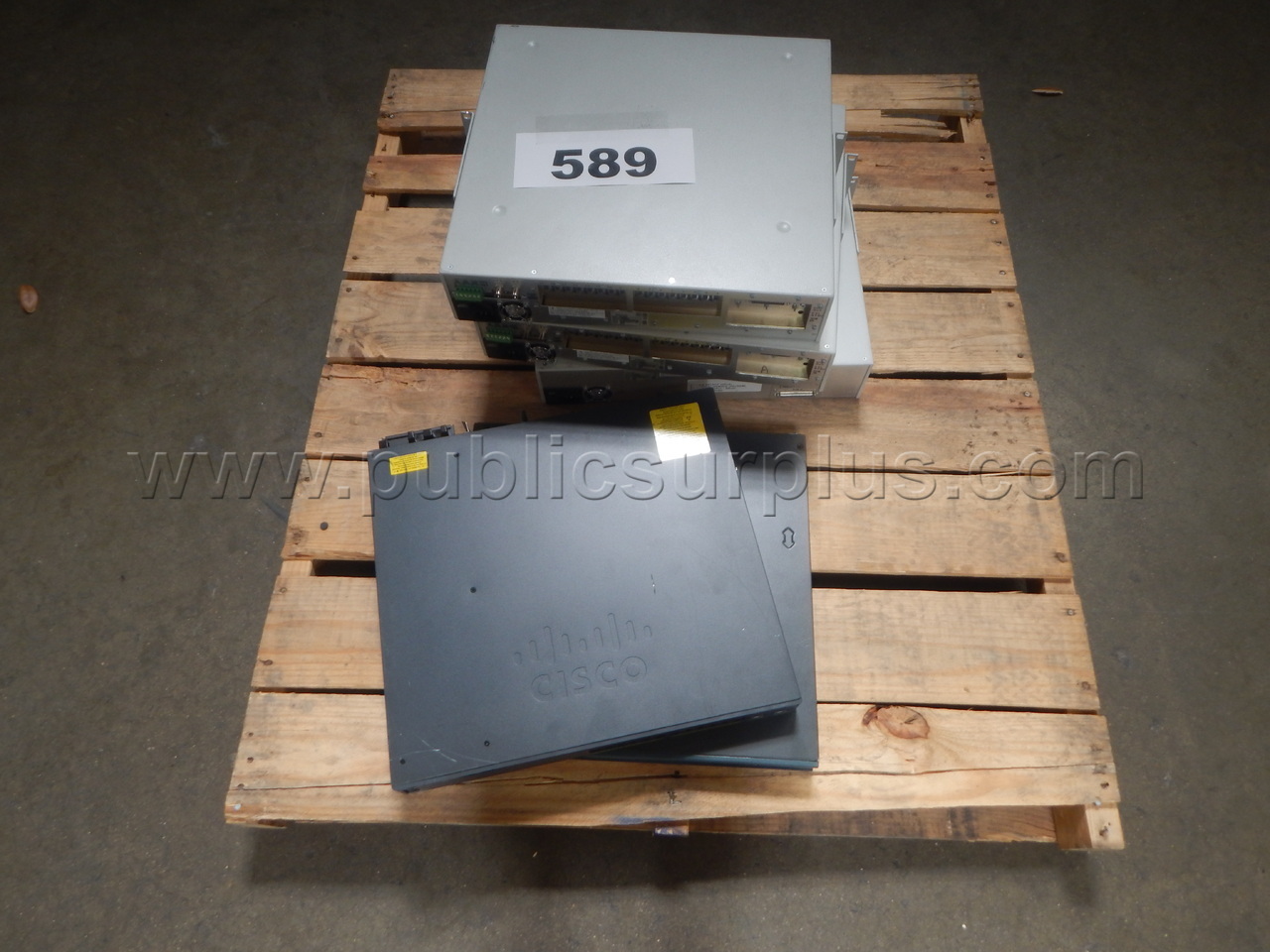 Lot 589 - (2) Intecom FXL Modules, (1) Astra SMS — photo 1