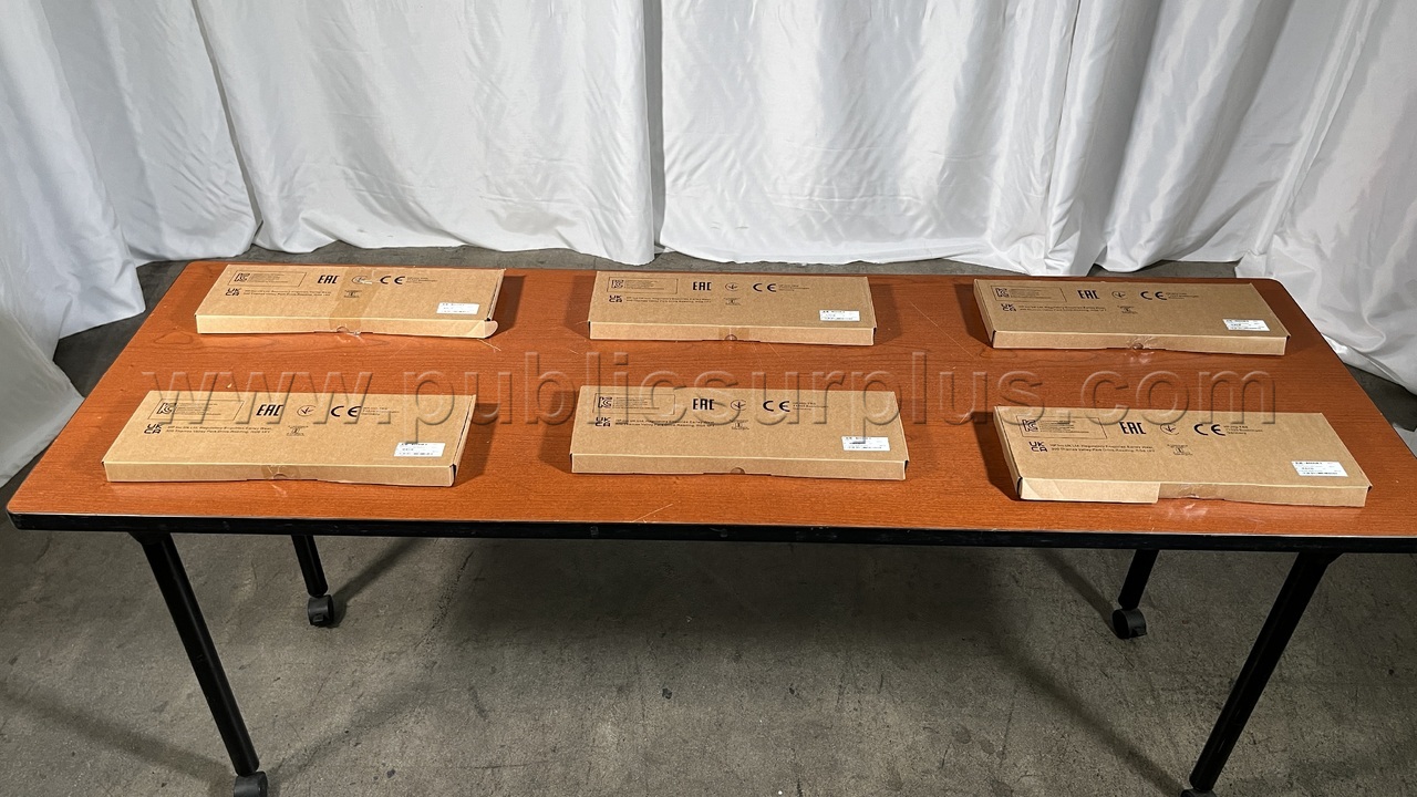 Lot of (6) HP Wired Desktop "320K" Keyboards - 2849 — photo 1