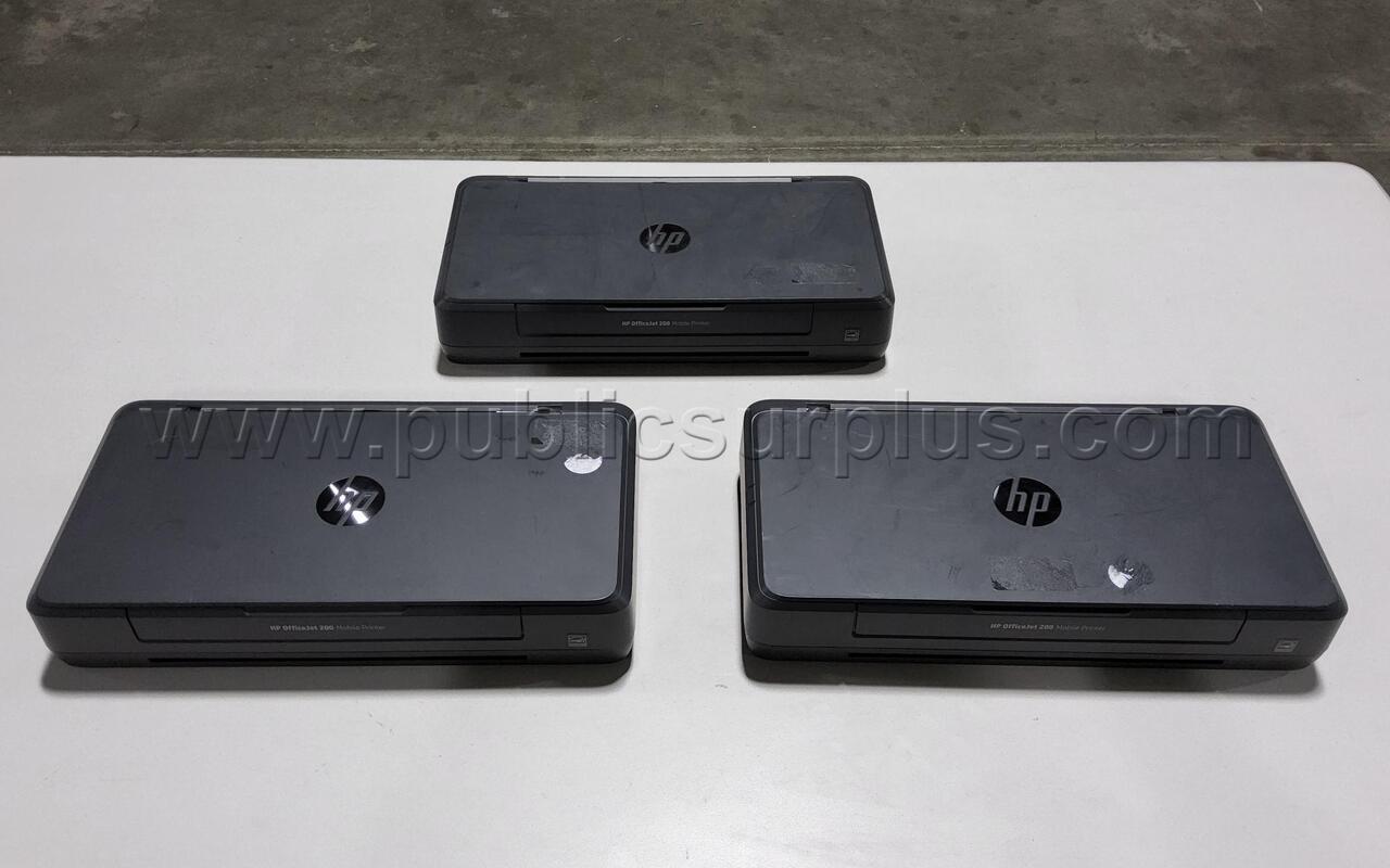 LOT OF 3 HP OFFICEJET MOBILE PRINTERS — photo 1
