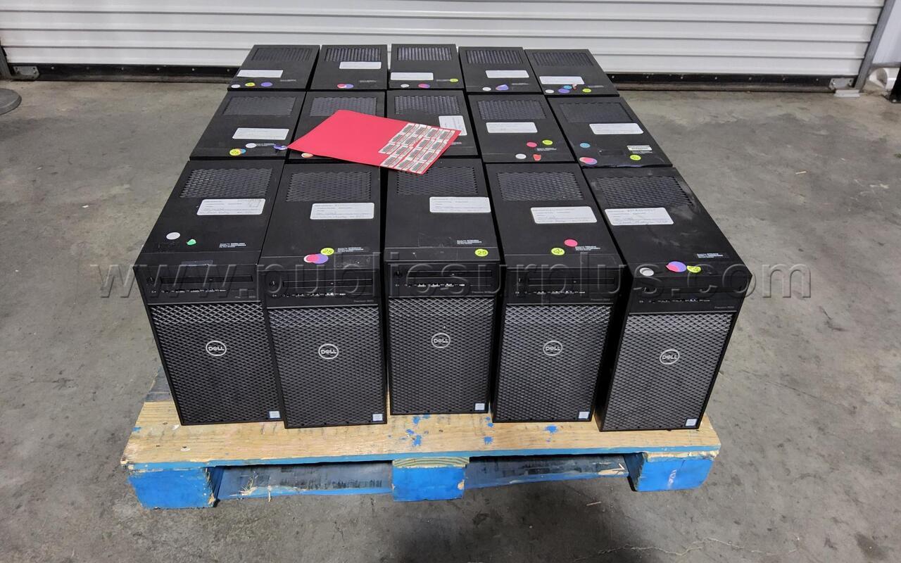 LOT OF 15 DELL PC TOWERS — photo 1