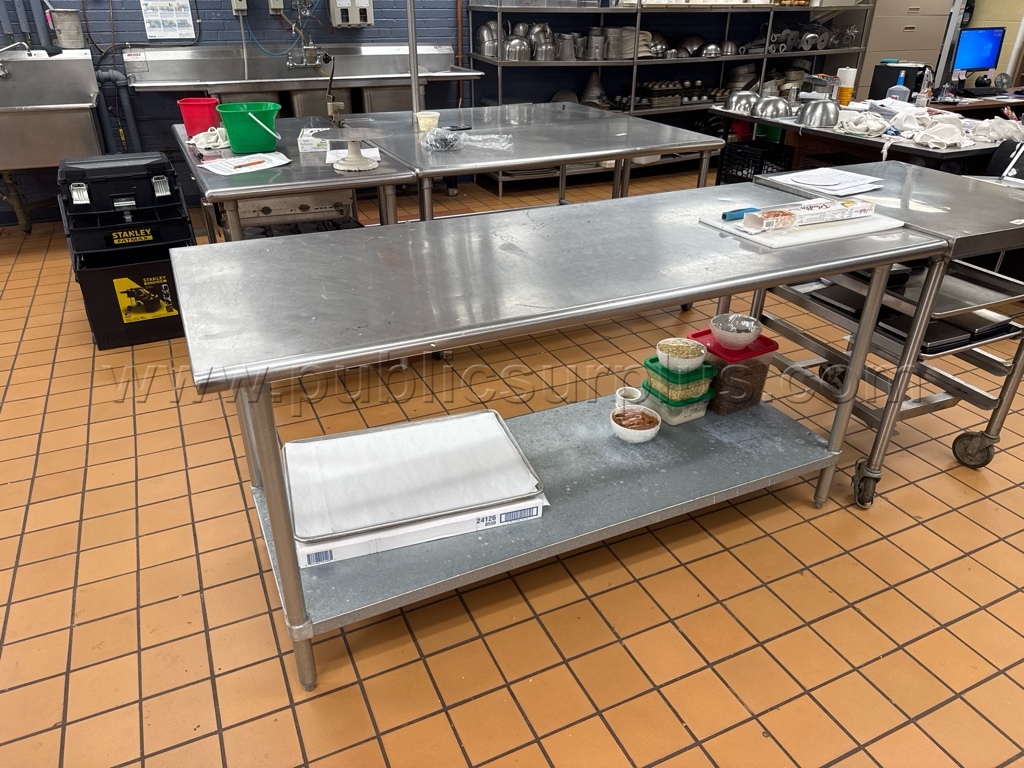 3 Kitchen Prep Table - Lot SS — photo 1