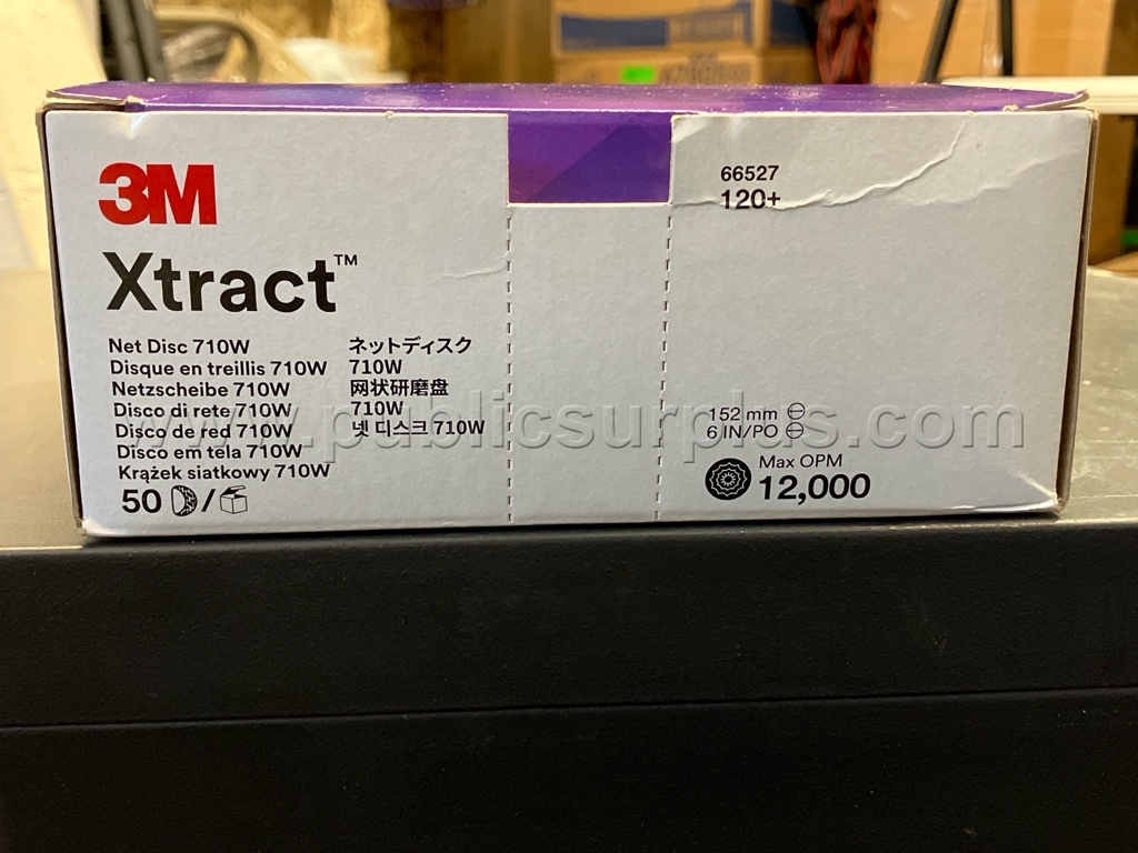 3M Xtract Ceramic Abrasive 6" Disc 120 grit (Box 50pcs) *NEW* - E — photo 1