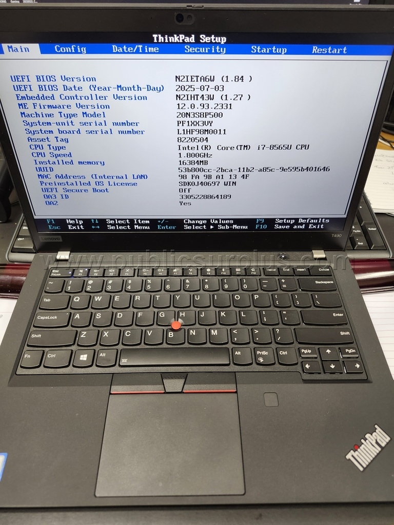 Lenovo ThinkPad T490 — photo 1
