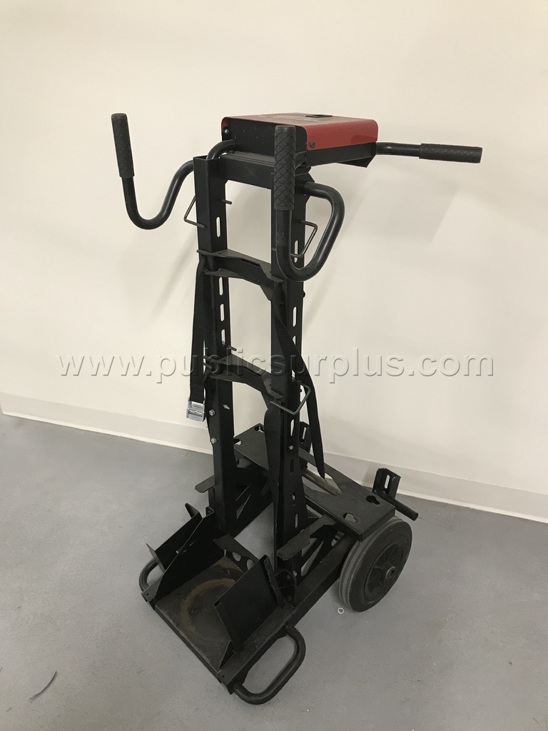 Lincoln Electric 2-Wheeled Cart for Gas Cylinder and Welder — photo 1