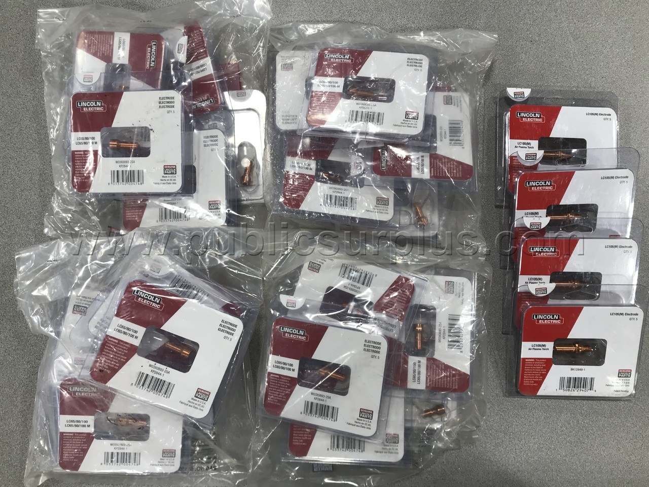 Lincoln Electric Air Plasma Torch Electrodes (Qty: 104) BRAND NEW — photo 1