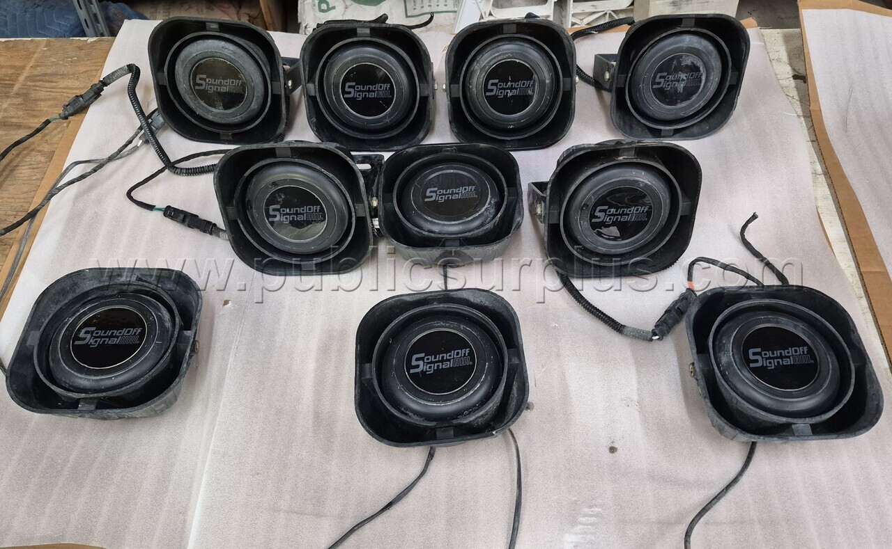 Sound Off Signal Siren Speakers — photo 1