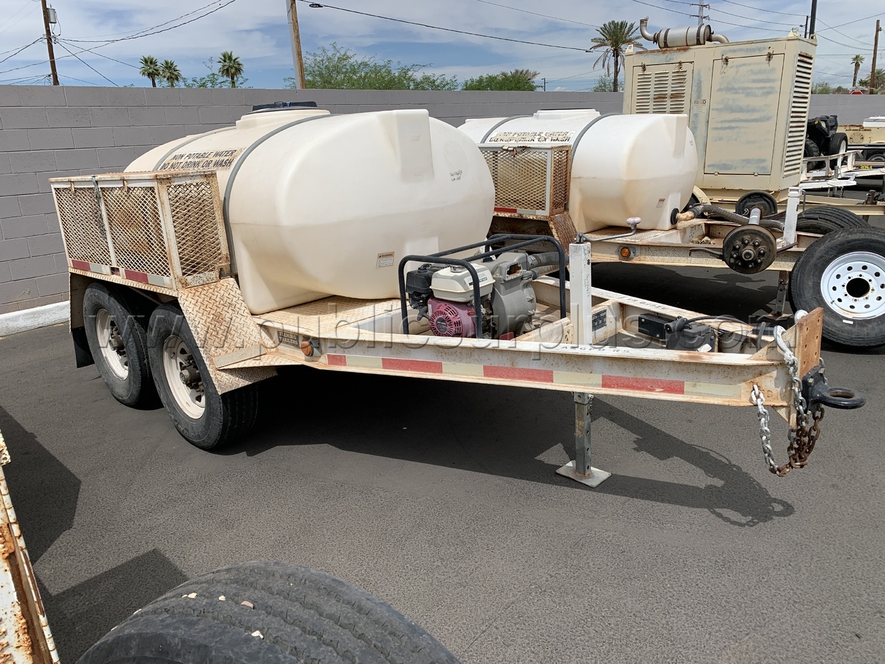 2013 Fleming Water Tank Trailer, 535 Gallon  /KK — photo 1