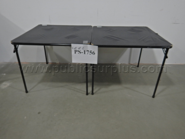 Square Folding Tables - Lot of 2 — photo 1