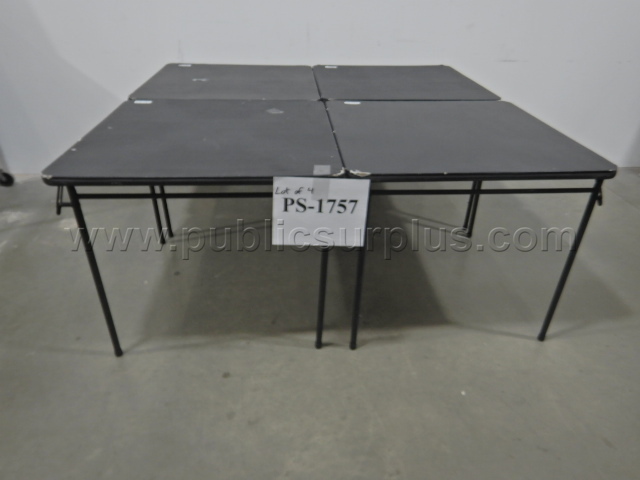 Cosco Square Folding Tables - Lot of 4 — photo 1