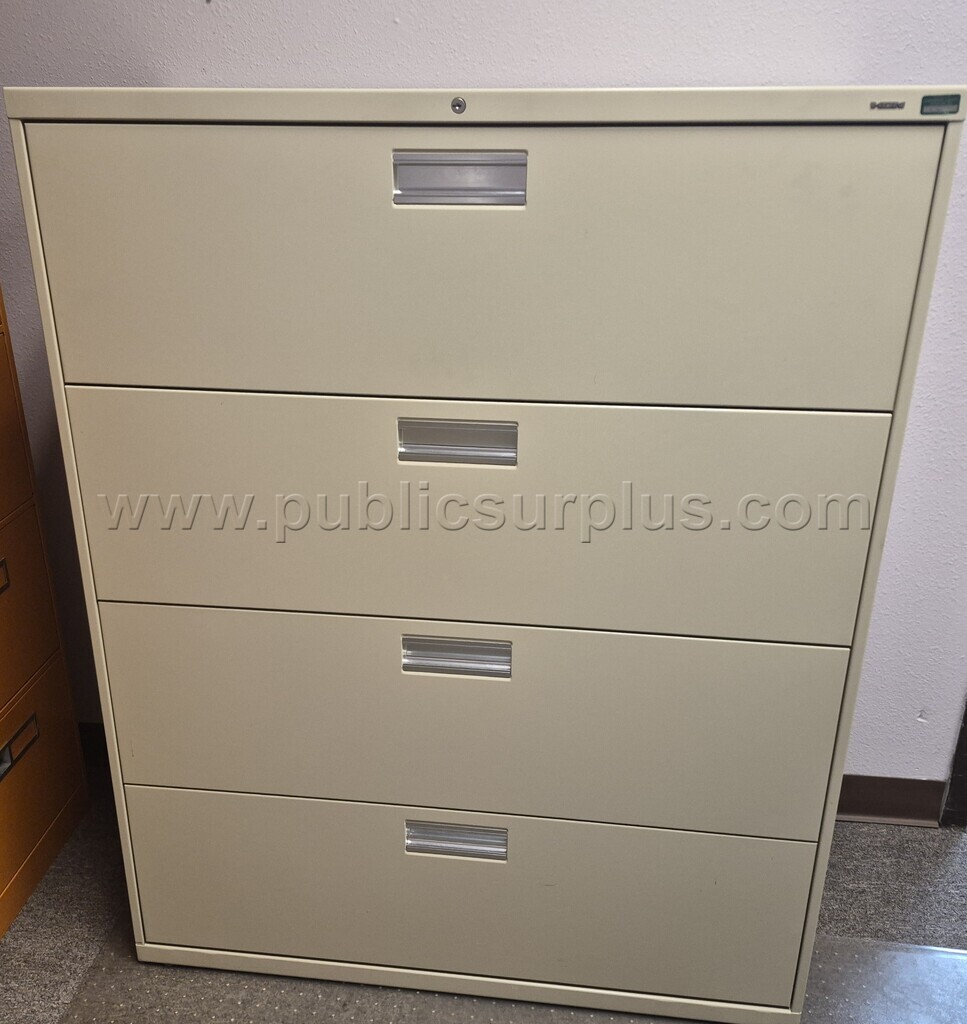 Hon 4-Drawer Later Locking File Cabinet — photo 1