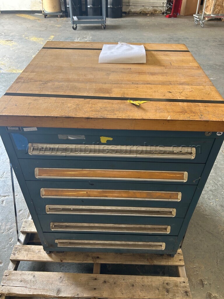 Cabinet, Vidmar, 6 drawer, Woodtop (26) — photo 1