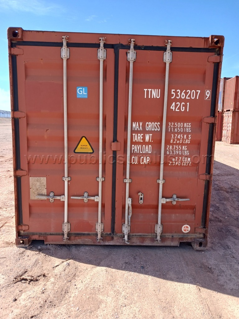 (1) 40' Storage Container - Used #TTNU 536207 — photo 1
