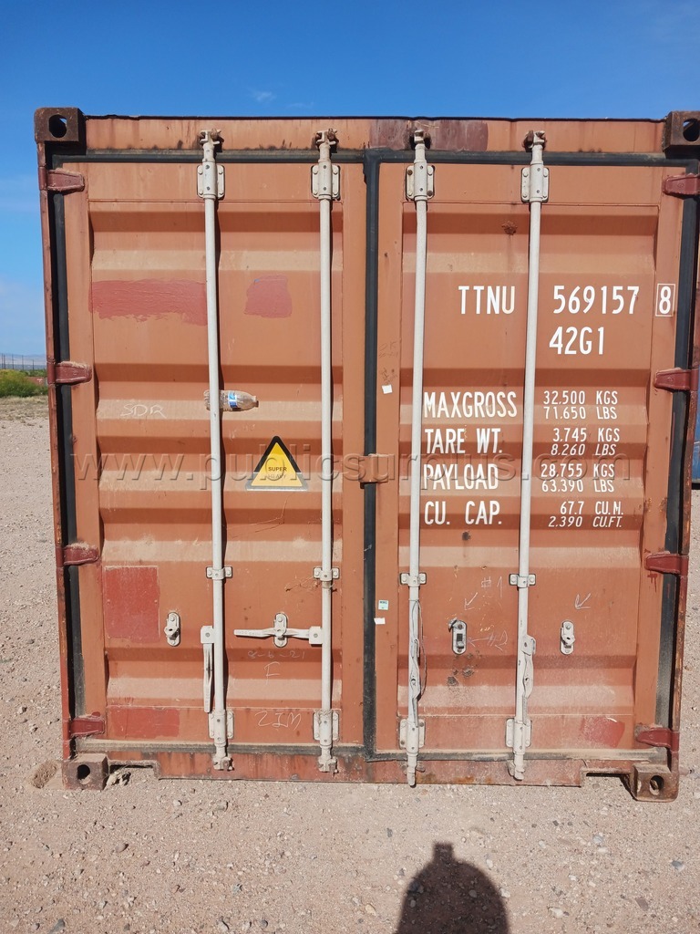 (1) 40' Storage Container - Used #TTNU 569157 — photo 1