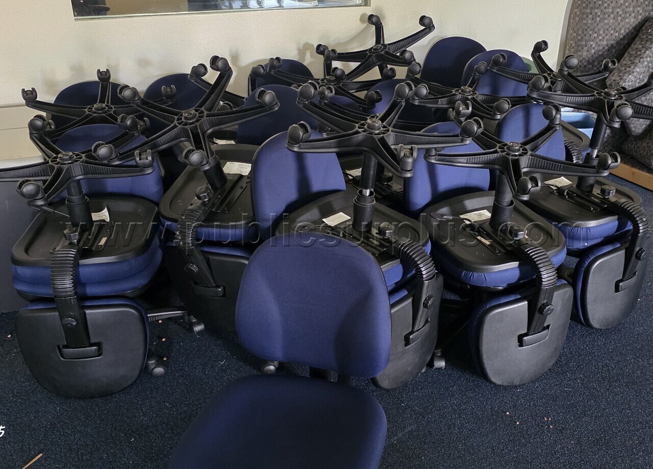 Set of 25 Blue Chairs — photo 1