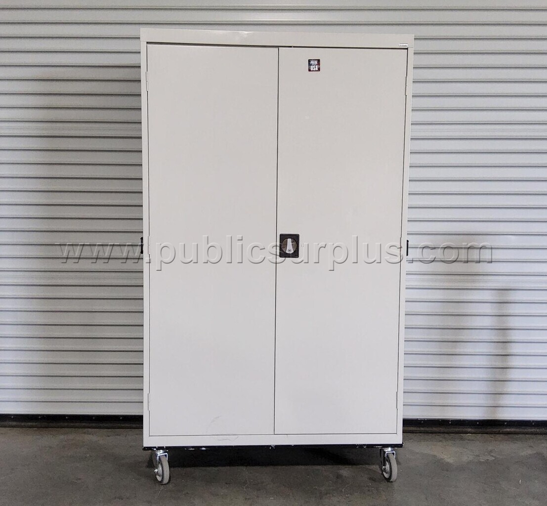HEAVY DUTY MOBILE STORAGE CABINET — photo 1