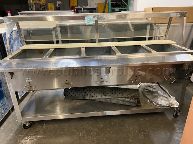 PREP/FOOD WARMER TABLE#7 — photo 1