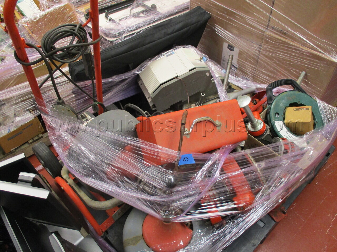 Pallet #43  Misc. plumbing supplies and equipment — photo 1