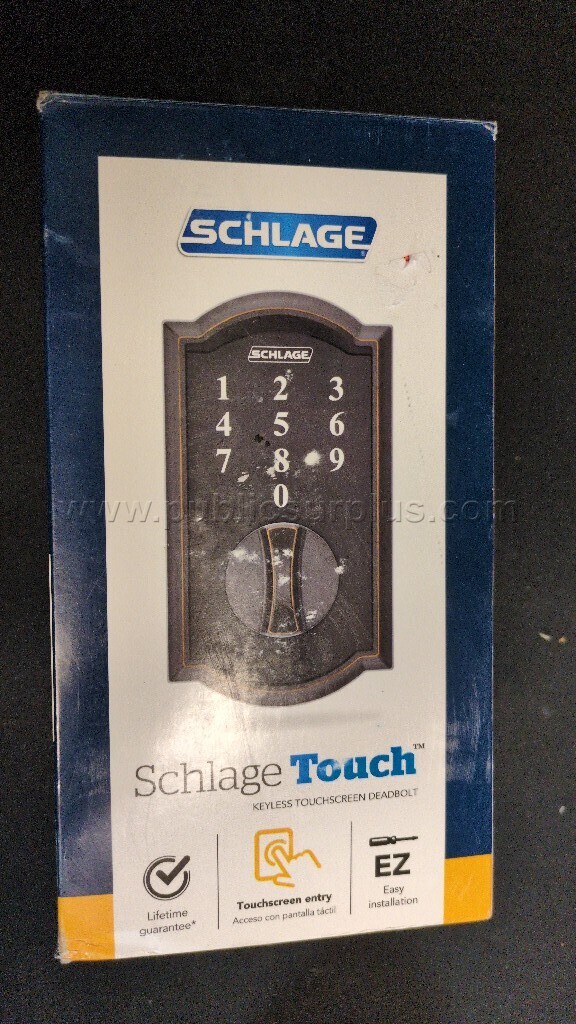 Schlage Touch Keyless Touchscreen Deadbolt - J — photo 1
