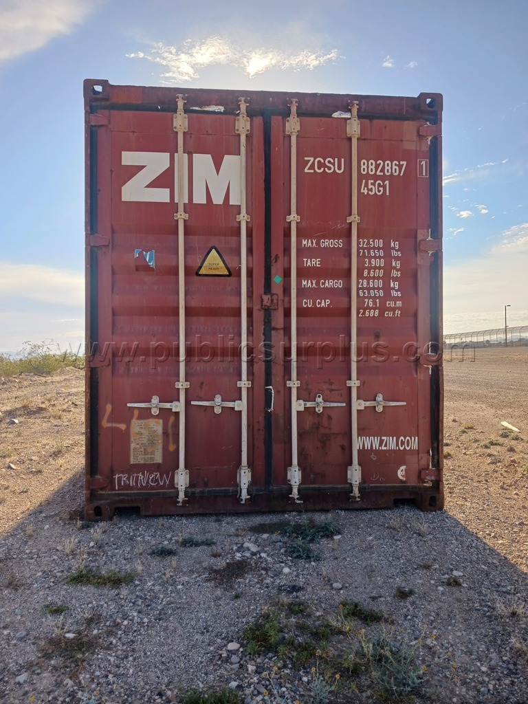 (1) 40' Storage Container - Used #ZCSU 882867 — photo 1