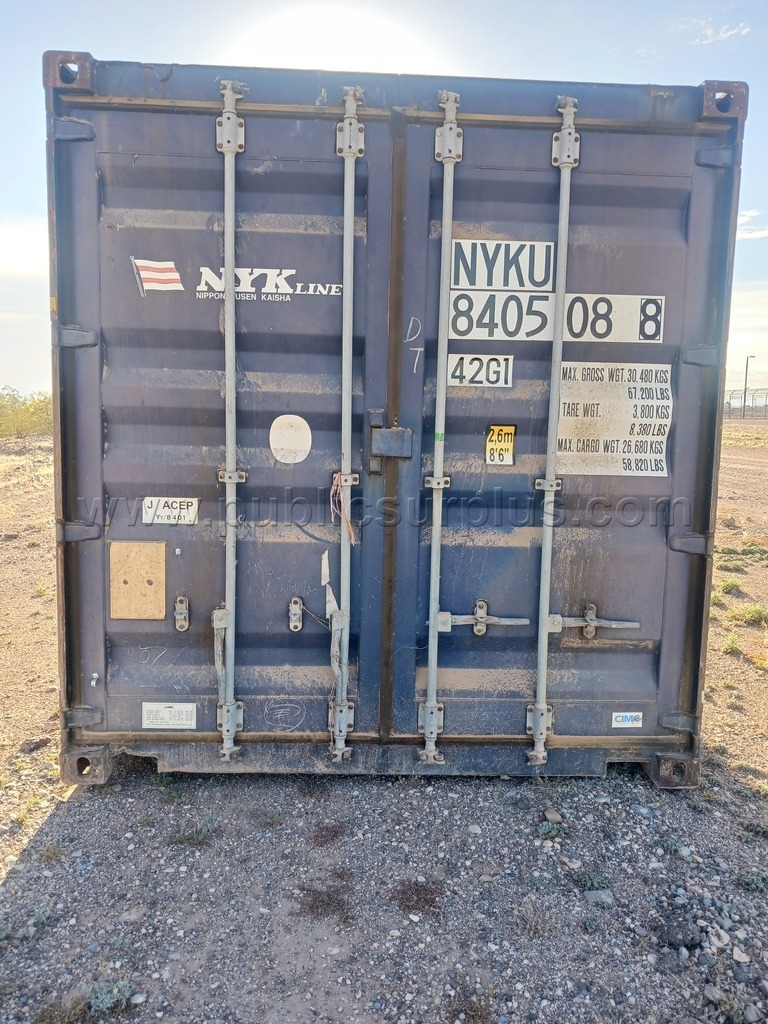 (1) 40' Storage Container - Used #NYKU 840508 — photo 1