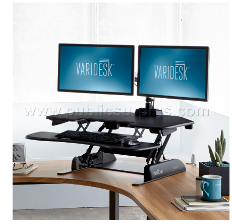 Height Adjustable Desktop - black — photo 1