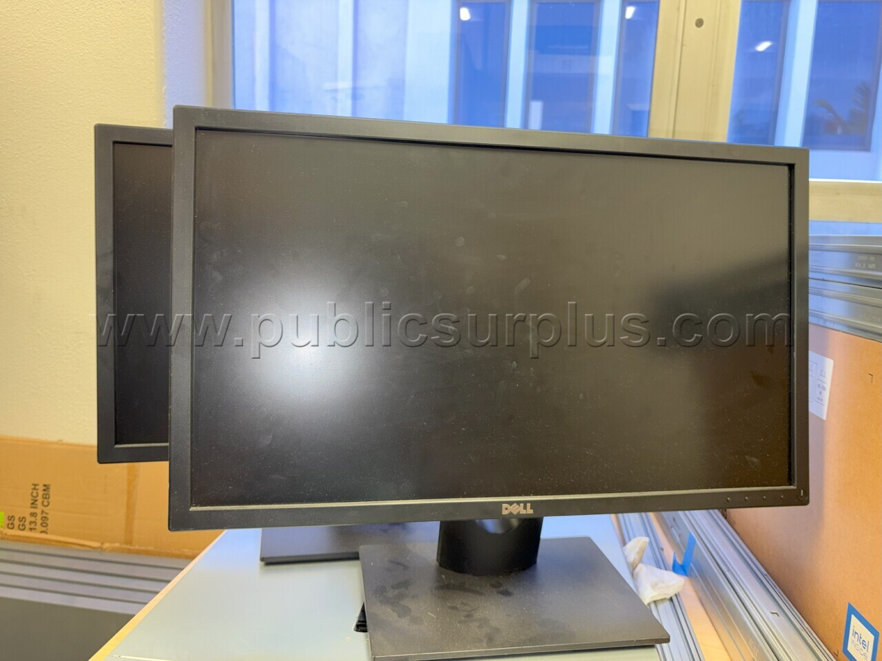 Qty-2 Dell 24" monitors, with stands - working (8946) — photo 1