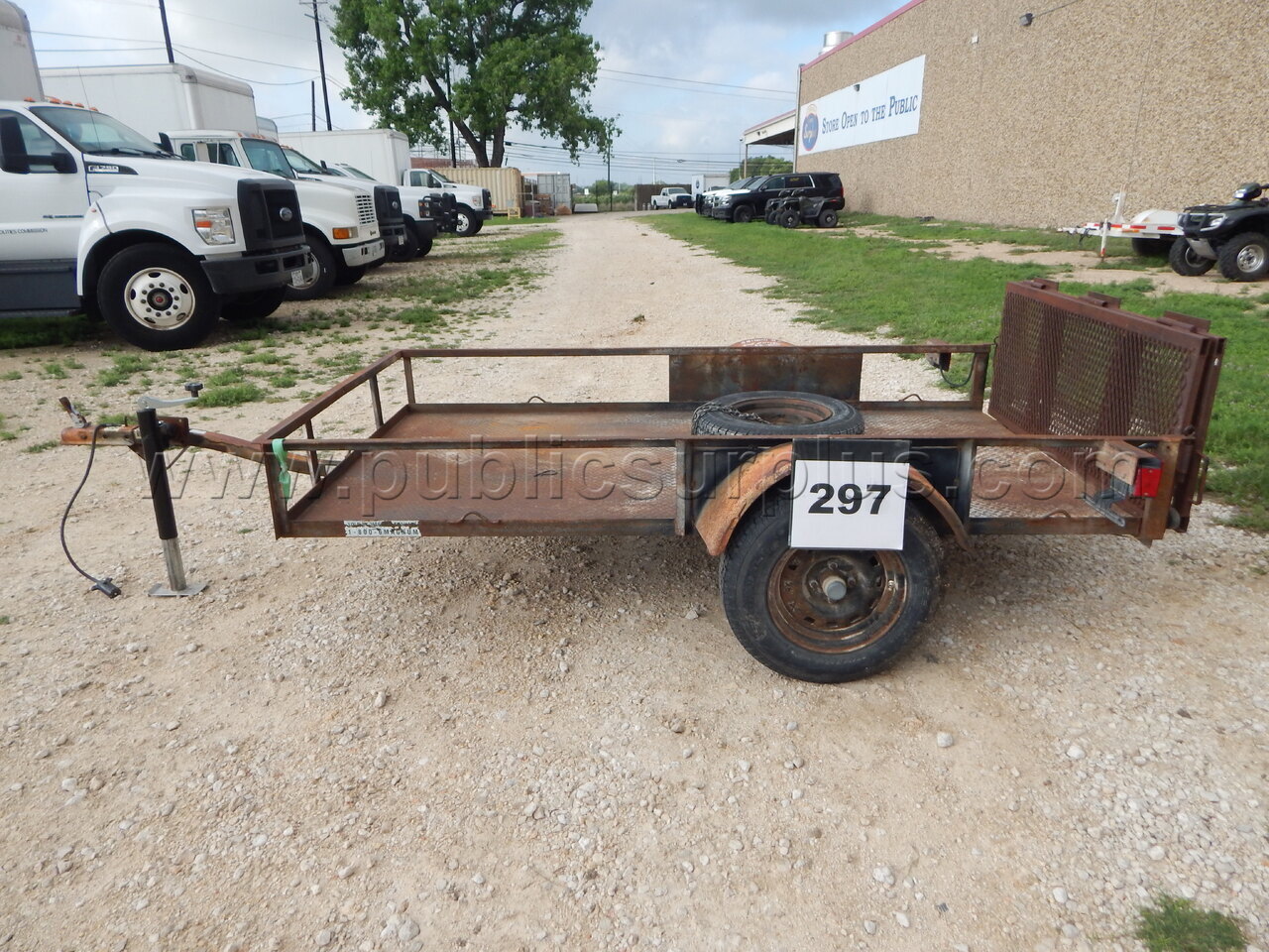 Lot 297 - 4'3" x 8'3" Magnum Trailer — photo 1