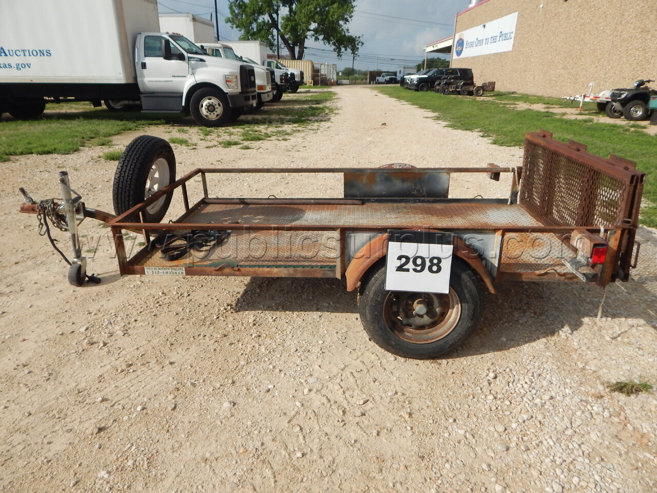 Lot 298 - 4'3" x 8'3" Magnum Trailer — photo 1