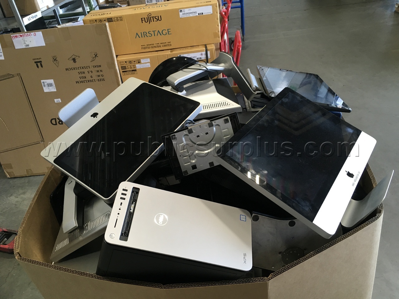 Box of Used Misc. Electronics — photo 1