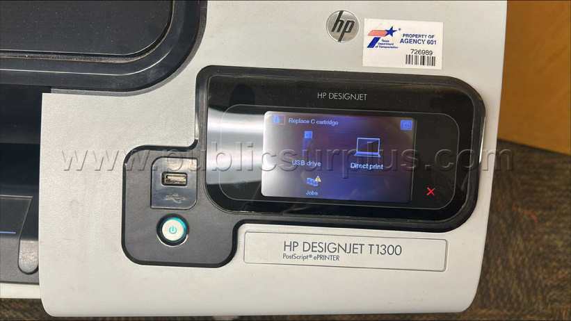 Lot 881E - HP DesignJet T1300 — photo 1