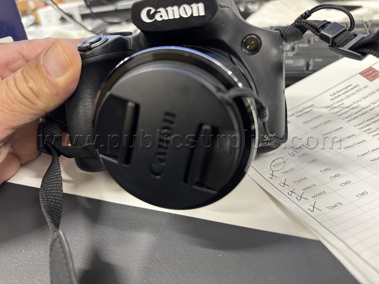 Lot 904E - Canon Camera Power Shot SX60 HS — photo 1