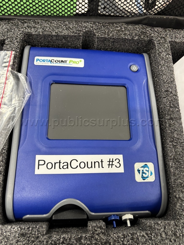 Lot 910E - TSI PortaCount Pro+ Respirator Fit Tester 8030/8038 Series — photo 1