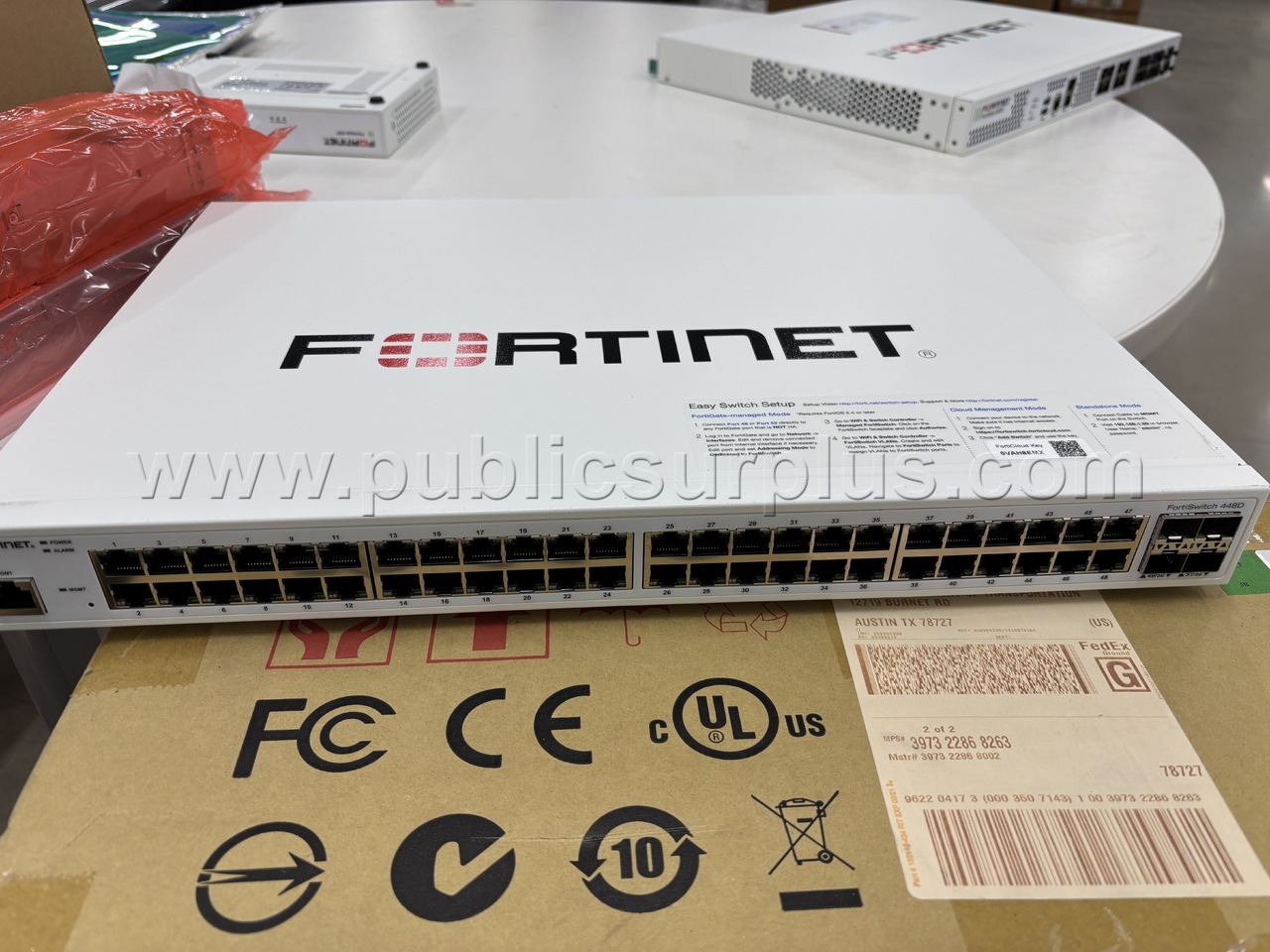 Lot 924E - Lot of Managed Ethernet Switch (8) — photo 1