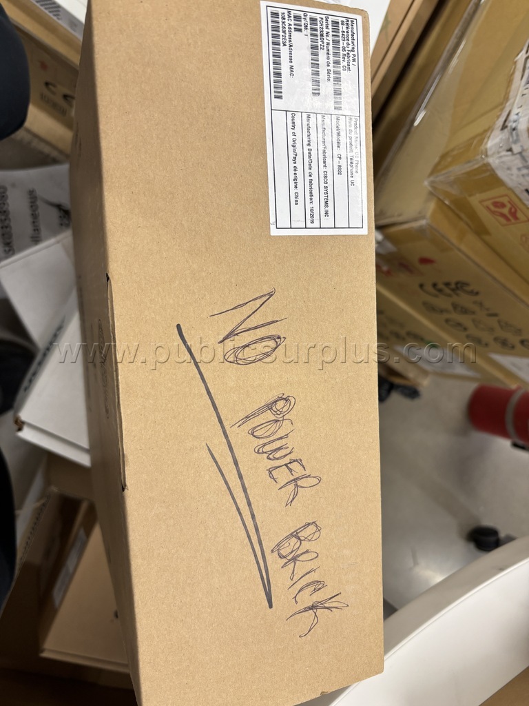 Lot 927E - Lot of Cisco Unified IP Conference Phone and Accessories(21) — photo 1